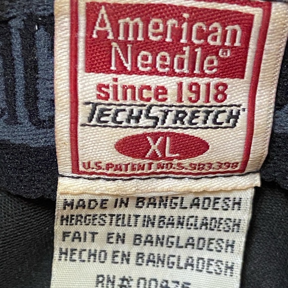 Riviera Country Club Black Baseball Hat Cap American Needle XL TechStretch - Picture 5 of 5